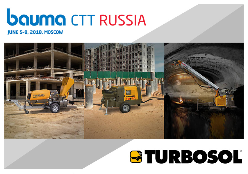 Turbosol al Bauma CTT Russia 2018 - 5-8 giugno, Mosca