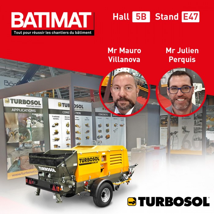 Visit Turbosol's stand at Batimat 2019!